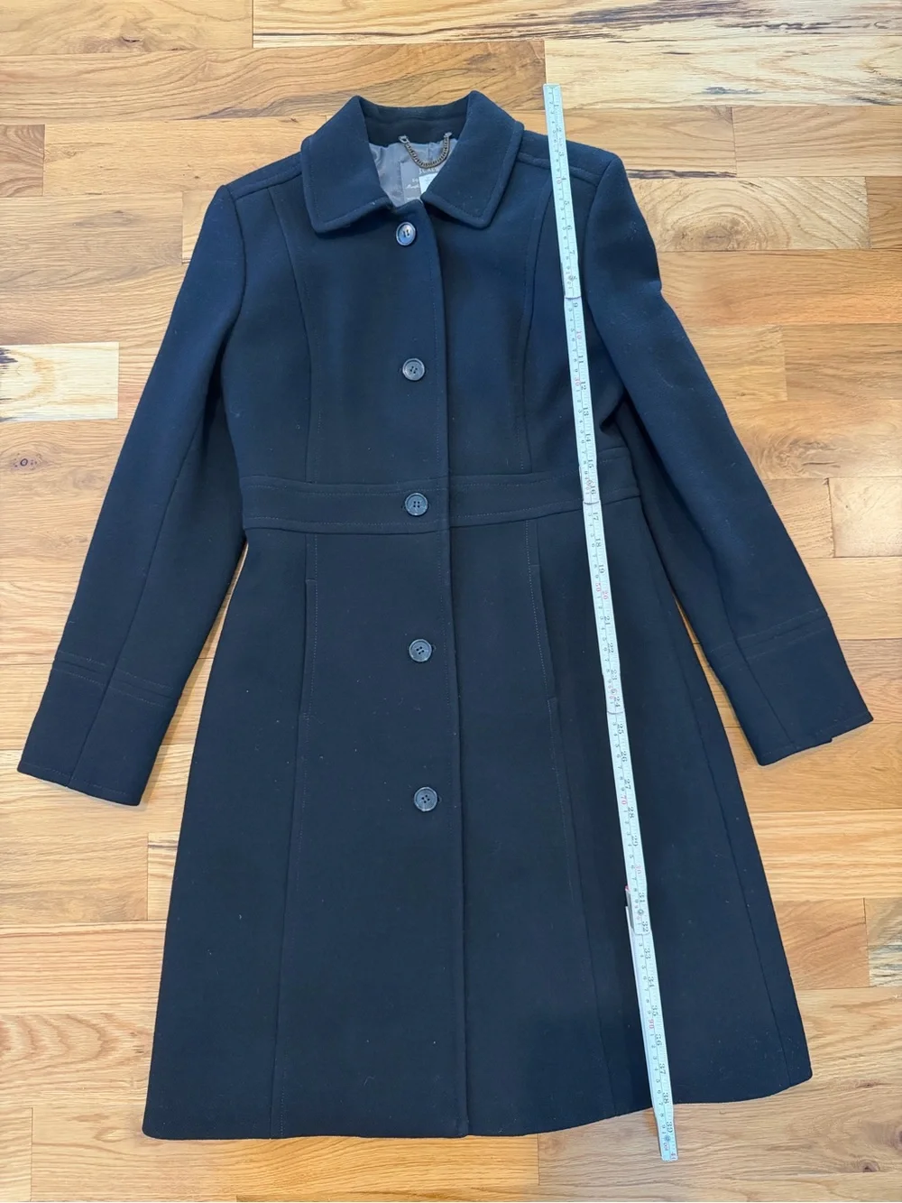 J. Crew Classic Lady Day Coat Italian Double Cloth Thinsulate Size 6 - Picture 7 of 9